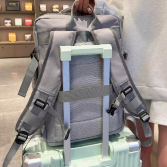 New! Last! Travel laptop Backpack For Men & Women, Carry On Backpack BLACK - Picture 8 of 8